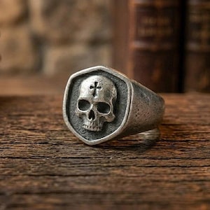 Memento mori ring antique - Etsy 日本