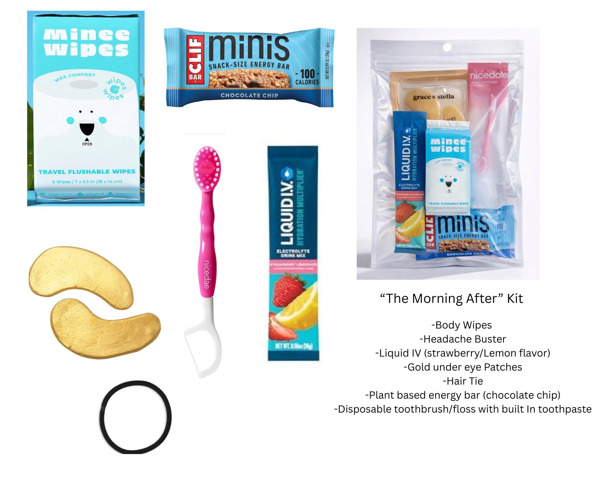 Night Out and the Morning After Kit | Bachelorette Survival Kit | Girls ...
