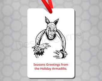 Holiday Armadillo Etsy