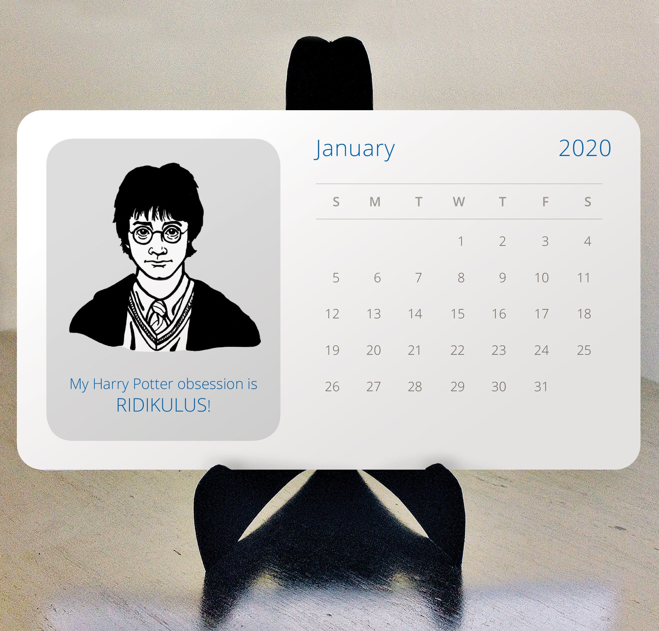 Harry Potter 2020 Funny Illustrated Desk Calendar Etsy