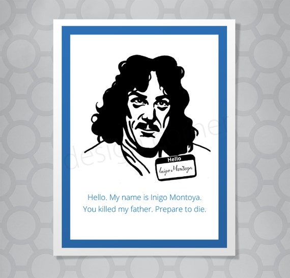 photo My Name Is Montoya Princess Bride etsy