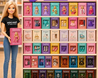 144 Doll Box Printables Bundle | Fashion, Travel, Superhero Toy Boxes (Instant Download)