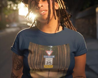 Nicht gebrochen Just Off-Road Shirt * ADHD Statement T-Shirt für Frauen * Neurodiversent Geschenk * Straßenzustand Serie * Keine Straße hier