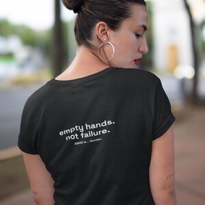 ADHD Is. Empty Hands. Not Failure | Black Tee | The Hunter Edit | Neurodivergent Gift