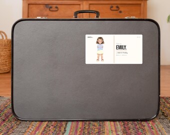 Personalisierter ADHD Win Aufkleber · Ich hab es endlich geschafft · Individueller Name Gepäck Aufkleber · Wasserdichter Reiseaufkleber