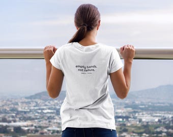 ADHS Ist. Leere Hände. Nicht Versagen | Weißes T-Shirt | Der Jäger Bearbeiten | Neutrales Geschenk