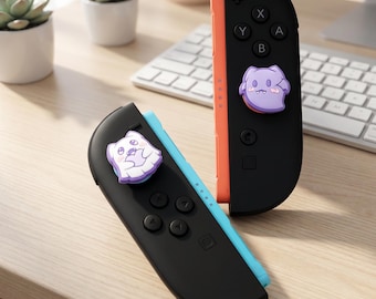 Daumenkappen für Nintendo Switch / OLED / Lite / Switch 2 Joy-Con, Joystick, niedlicher Fledermausgeist, Animal Crossing Controller
