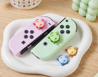 Stardew Valley Junimo Thumb Grips voor Nintendo Switch 1 / OLED / Lite, siliconen joystickkapjes voor Joycons, Joycon-set van 4, Nintendo Switch-skin
