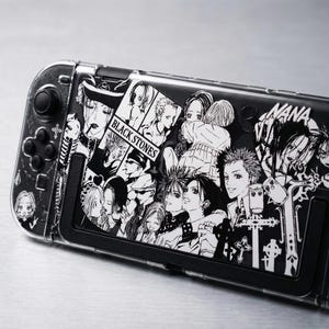 Kawaii Nana Anime Switch Case - Clear Protective Cover for Nintendo Switch OLED & Switch 2 - Cute Gamer Gift