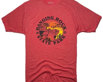 Hanging Rock State Park NC Tee - Soft Vintage Print Style Shirt