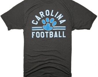 Carolina Football Tee - Vintage Style Soft Print