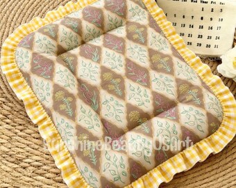 Personalized Cozy Cotton Pet Mat With Natural Kapok Filling