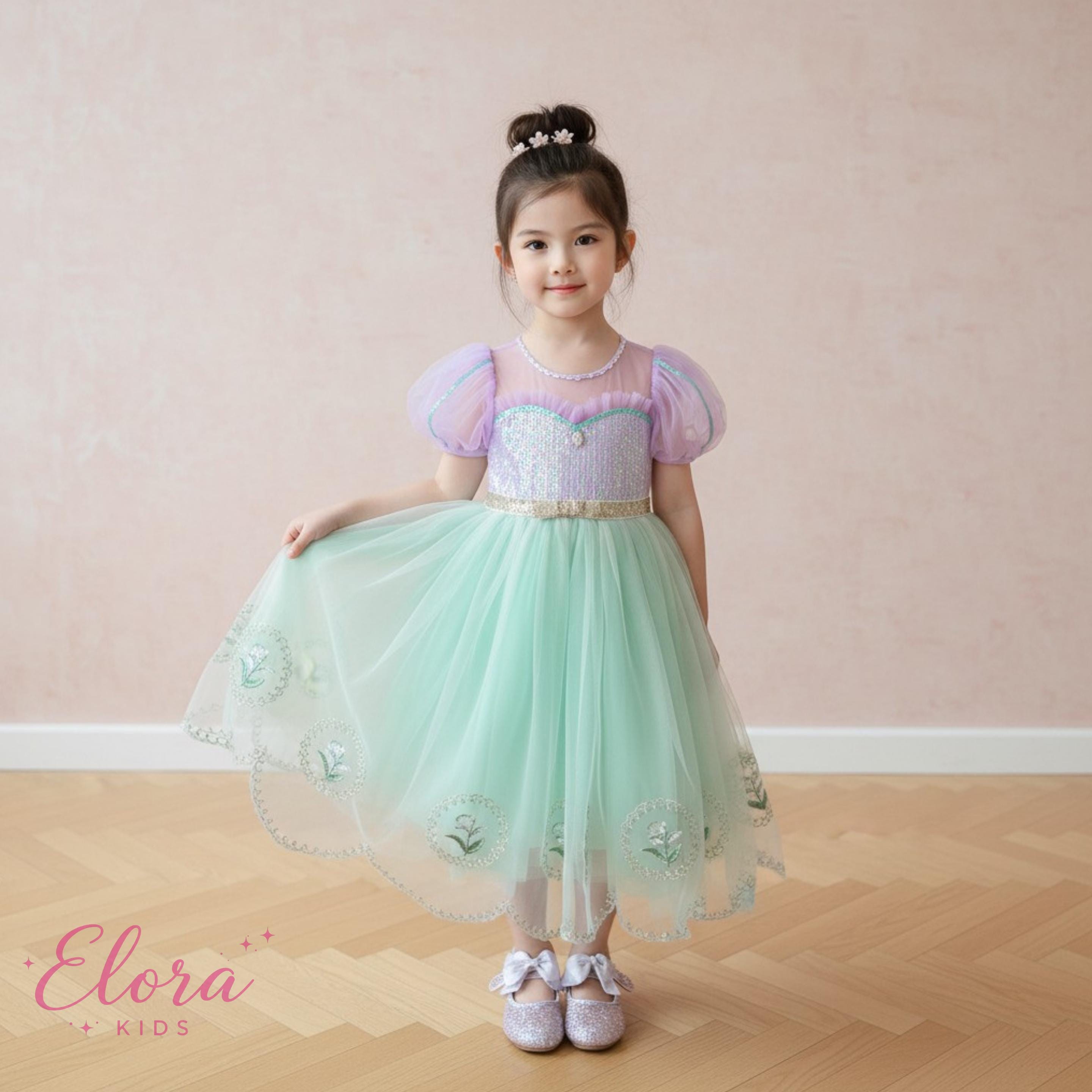 mermaid fairy dress Mermaid Flower Fairycore Aesthetic Ethereal Fairy Dress main image 0