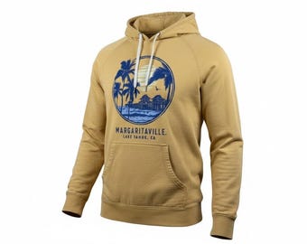 Margaritaville Lake Tahoe Yellow Hoodie Extra Large XL (3)