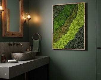Ancient Hollow - Preserved Moss Wall Art