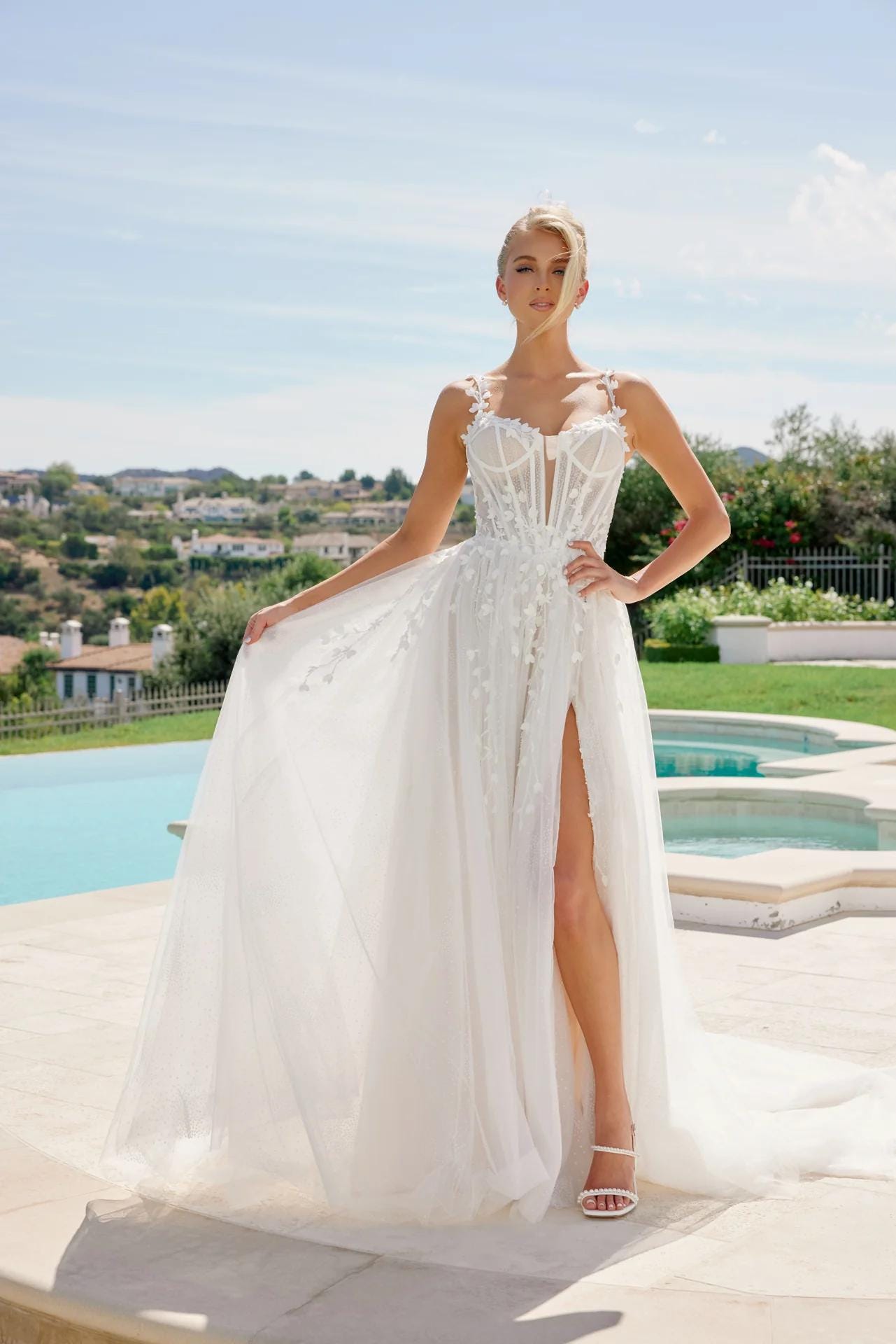 Ready to Ship Boho Wedding Dress