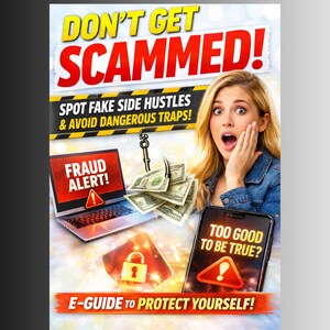 Side Hustle Safety Guide, Work from Home Scam Prevention (Beginner's Guide)