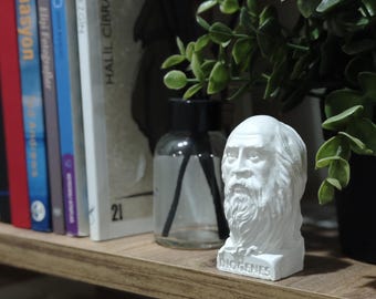 Diogenes Bust Statue, Greek Philosopher Sculpture,Cynic Philosophy Bust