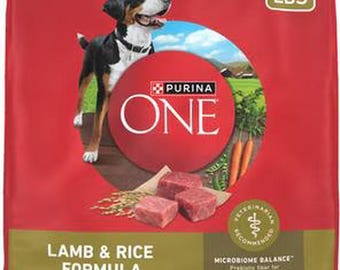 Alimento seco para perros de cordero y arroz, alimento natural para perros adultos, bolsa de 14,1 kg (31,1 libras).