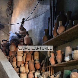 Fustat Pottery Workshop Photo, Old Cairo Artisan Decor (Digital Print)