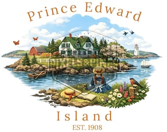 Anne of Green Gables Prince Edward Island Design (Digital Download)