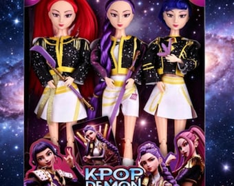 Muñecas de moda estilo anime de cazadores de demonios