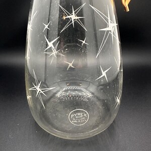 MCM Pyrex Atomic Starburst Karaffe