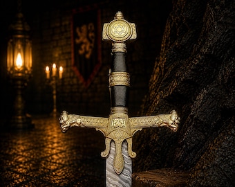 Handmade Damascus Steel Great sword: Medieval Knight Display Sword, Collector Piece, Wall Decor Viking Sword Groomsman Gift Christmas Gift