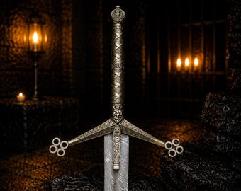Handmade Stainless Steel Viking Sword Medieval Fantasy Collectible Gift for Father Anniversary Gift For him Groomsman Gift Halloween Costume