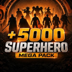 5000+ Superhero STL Mega Pack | 3D Printable Hero Figures | Models Bundle Comic