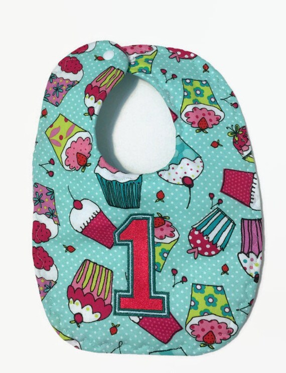 1st birthday bib girl