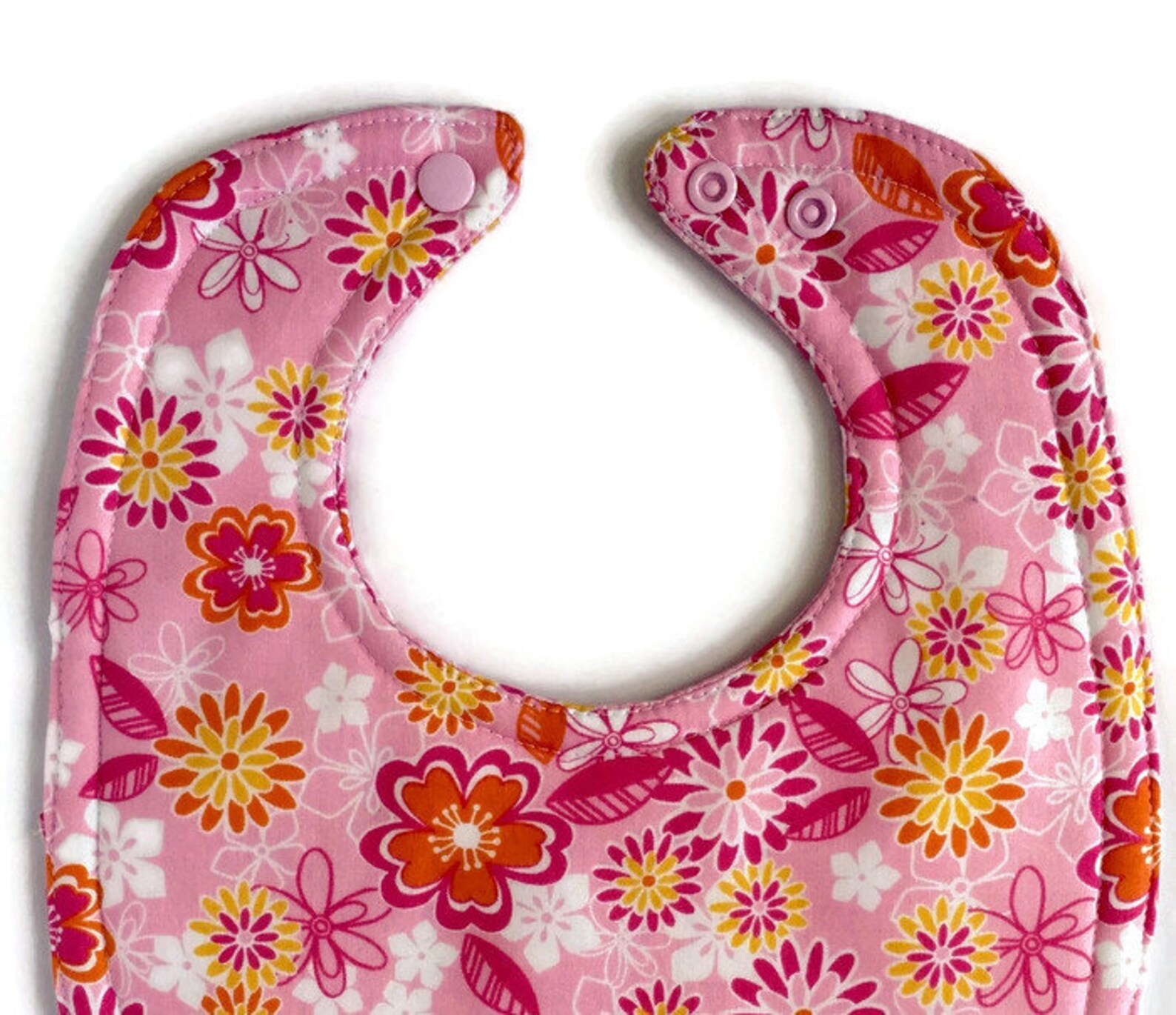 Baby Girl Bib Pink Baby Bib Bibs For Girls Baby Girl Etsy