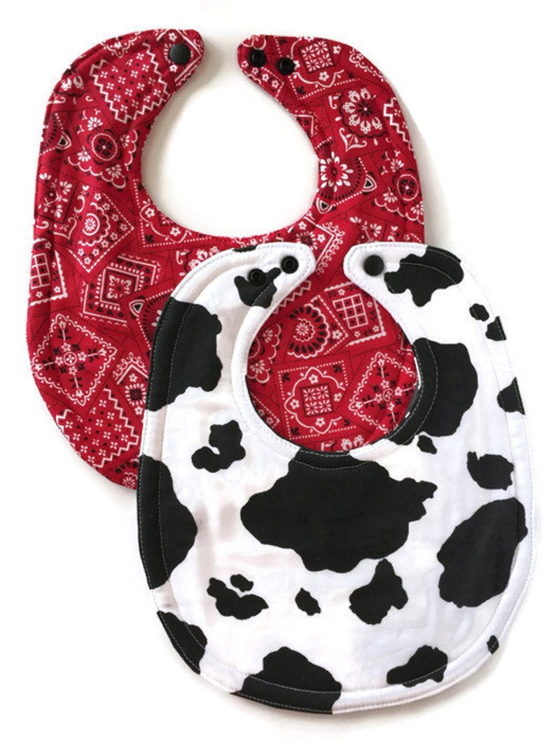 Western Baby Bibs Cowboy Baby Bib Set Baby Boy Bibs Etsy