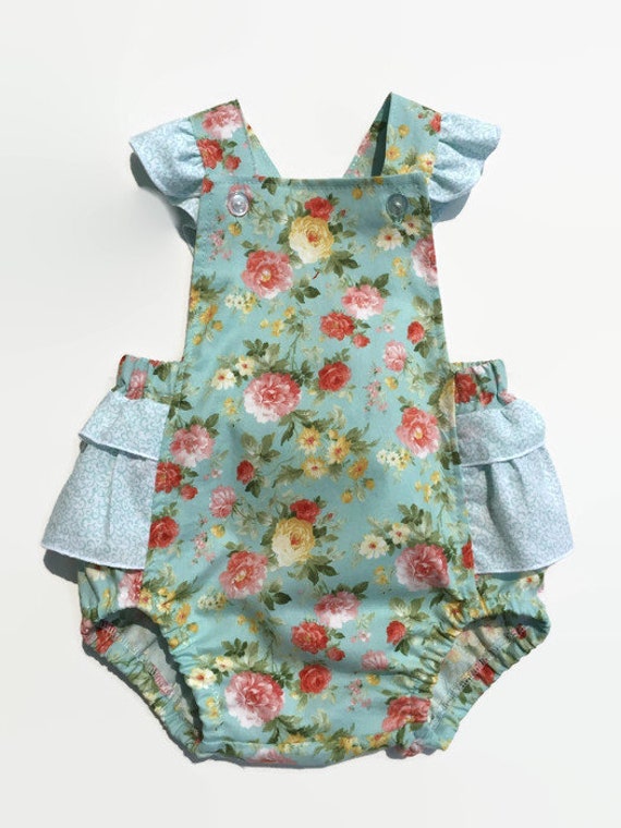infant floral romper