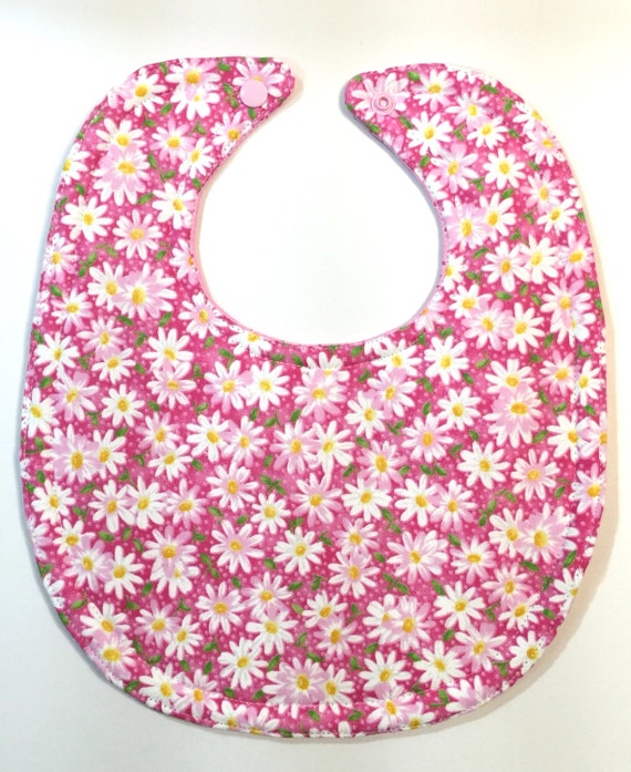 pink dribble bibs