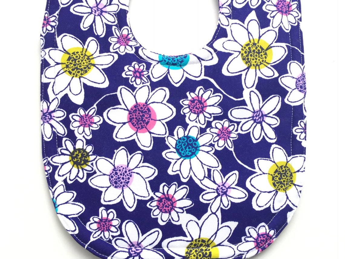 Baby Girl Bib Dribble Bib Baby Shower Gifts Daisy Bibs Etsy