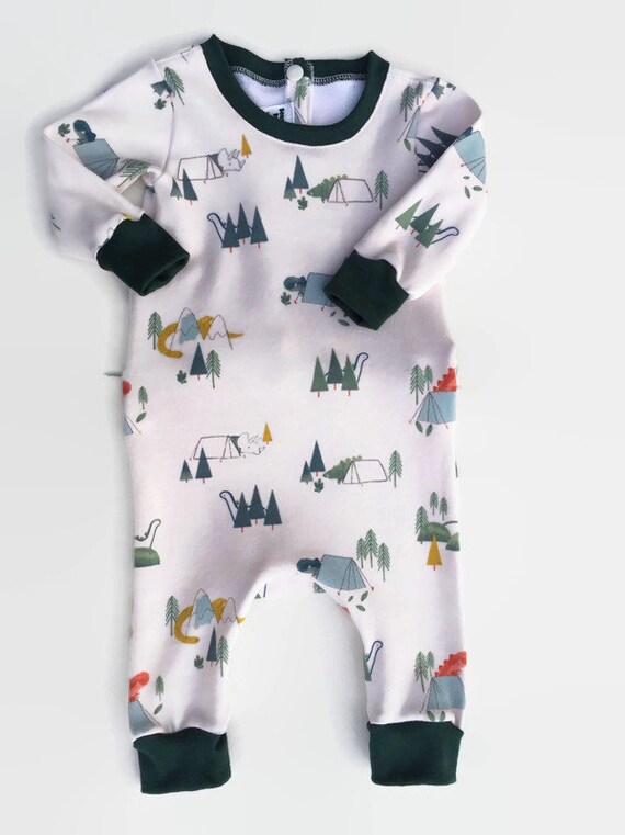 Baby Boy Dinosaur Romper Union Suit 