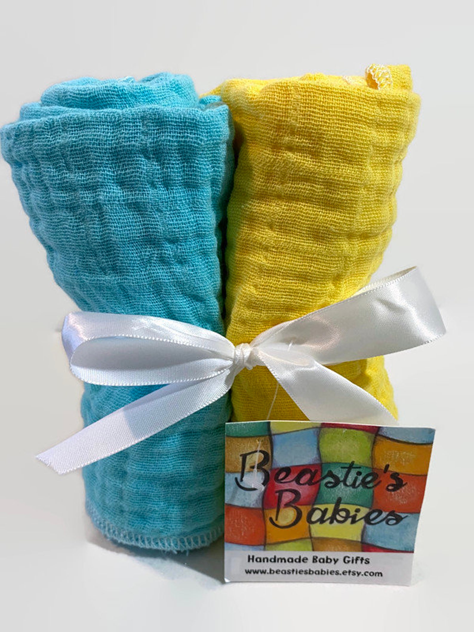 Double Gauze Burp Cloths Burp Cloth Sets Gender Neutral Etsy