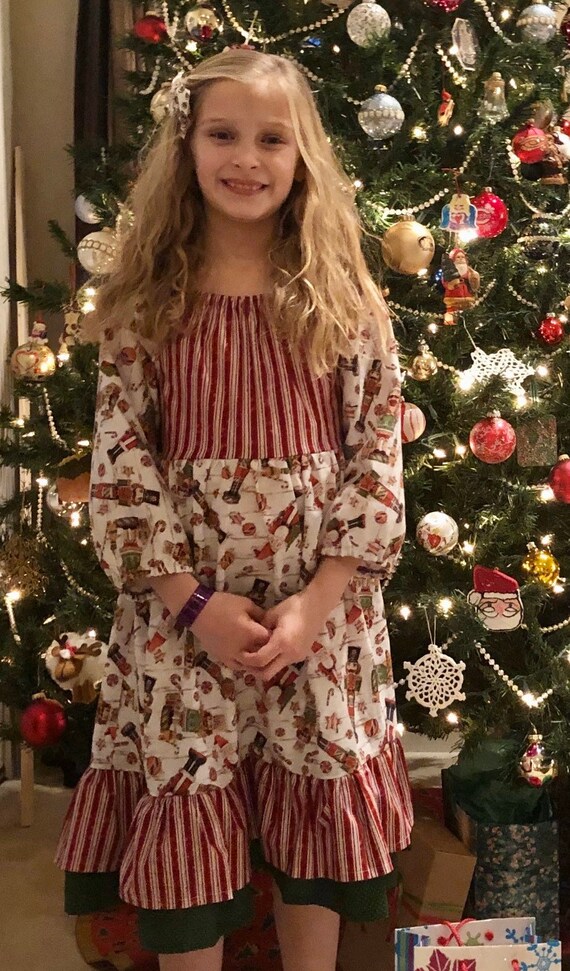 Nutcracker Dress For Toddlers - Christmas Dresses For Toddlers - Toddler Holiday Dresses - Ruffled Christmas Dresses - Baby Christmas Dress Il_570xn