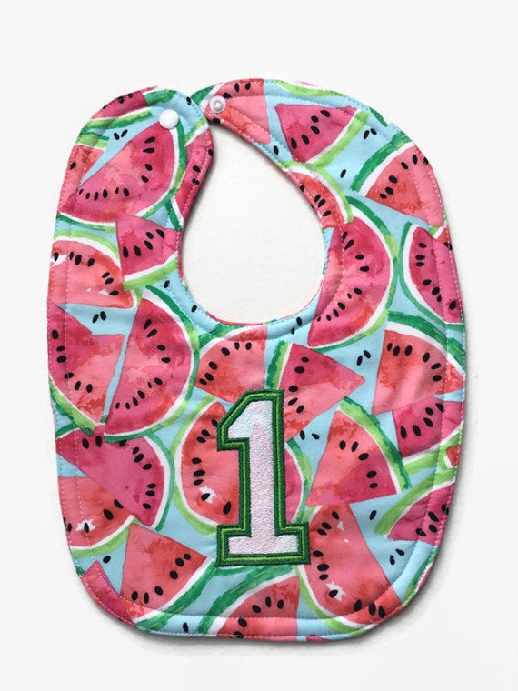first birthday bib girl