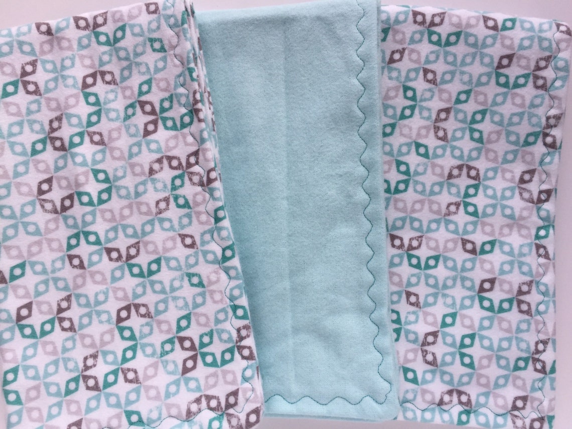 Organic Flannel Burp Cloths Baby Burp Cloths Boy Burp Etsy