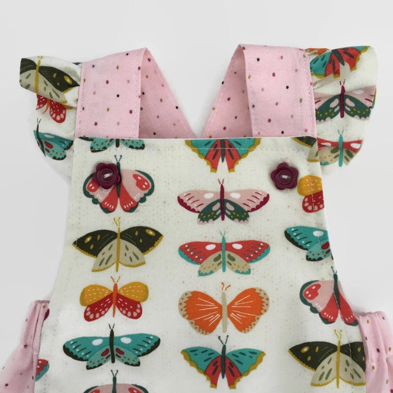 Baby Girl Butterfly Romper Baby Girl Sunsuits Custom Baby Etsy