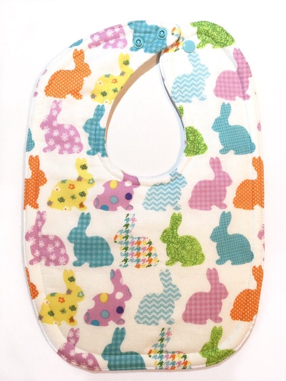 Easter Bibs Easter Bunny Bib Girl Baby Bibs Boy Bib Etsy