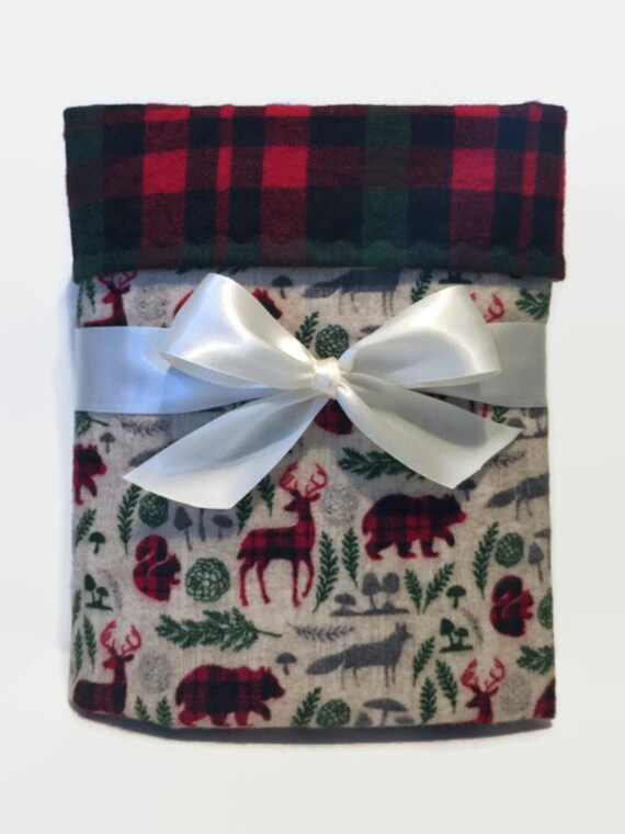 woodland receiving blankets