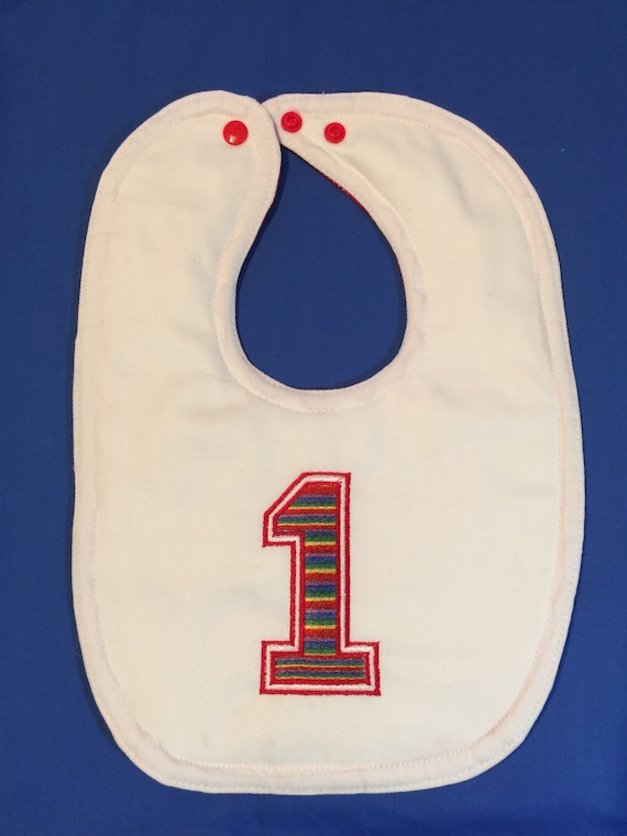 1st birthday bib girl