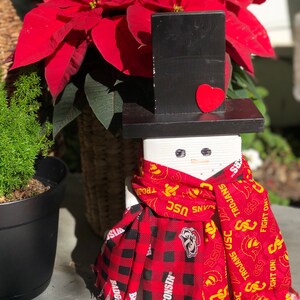 Woodsnowman , hockey, Christmas, College gift, Wisconsin, Birthday gift, winter, custom,Oregon, wisconsin ,football ,Alabama, Michigan,USC,