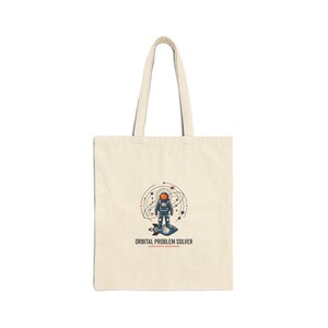 Orbital Problem Solver Tote | astronaut mission patch, space science nerd
