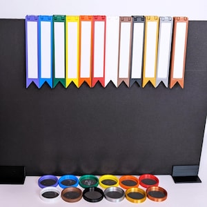 D&D Initiative Tracker Flags and Bases (set of 12 ea)