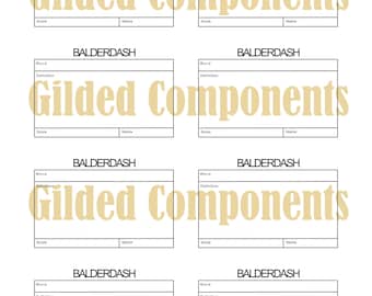 Balderdash - Extra Score/Word Cards - Digital Download