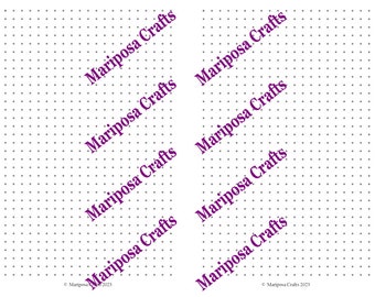 Printable Journal Pages - Dots Landscape